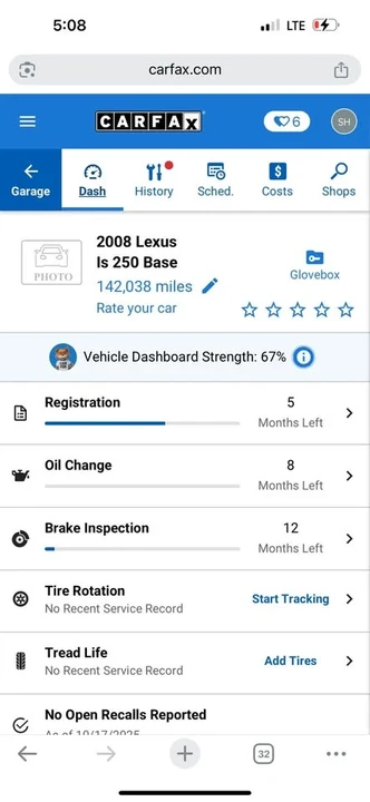 2008 Lexus IS 2nd Gen - Image 9 of 10