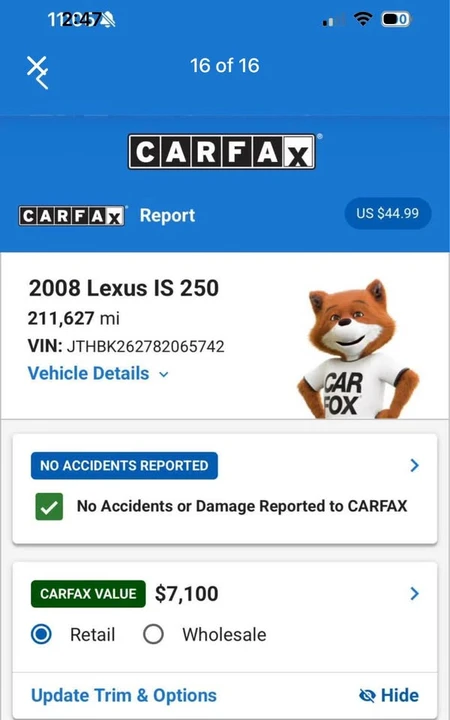 2008 Lexus IS 2nd Gen - Image 15 of 16