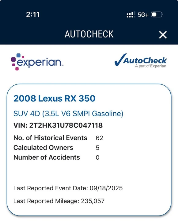2008 Lexus RX 2nd Gen - Image 14 of 14