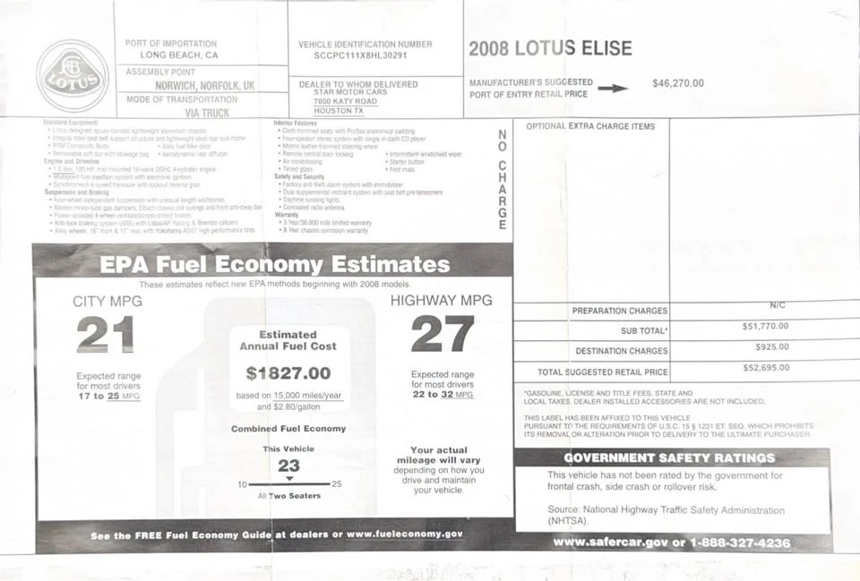 2008 Lotus Elise Series 2 - Image 11 of 17