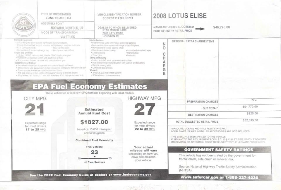 2008 Lotus Elise Series 2 - Image 12 of 12