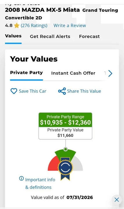 2008 Mazda NC MX-5 Miata - Image 10 of 10