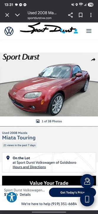 2008 Mazda NC MX-5 Miata - Image 4 of 5