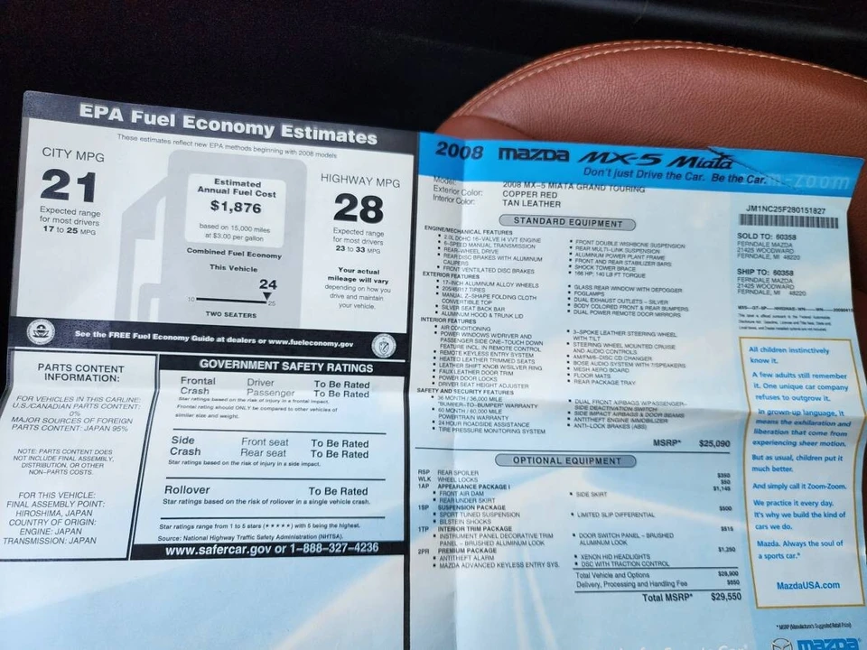 2008 Mazda NC MX-5 Miata - Image 13 of 16