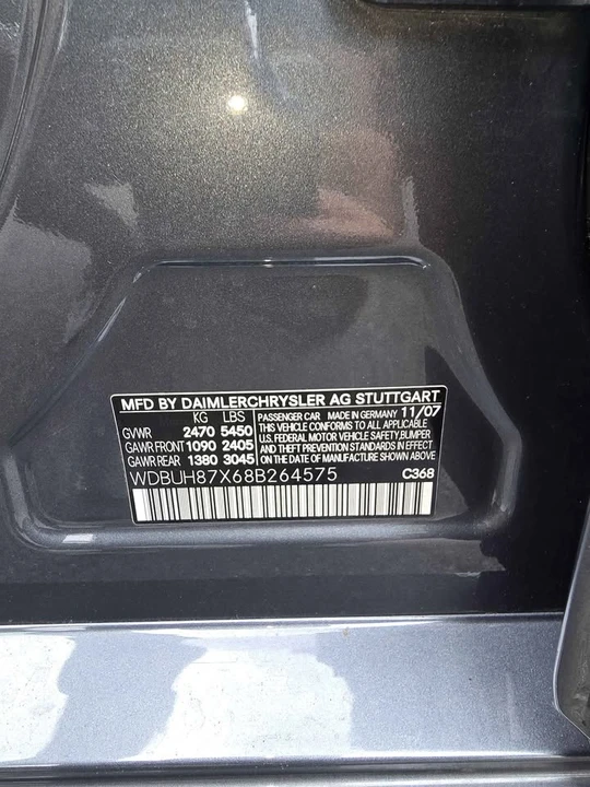 2008 Mercedes-Benz W211 E-Class - Image 2 of 18