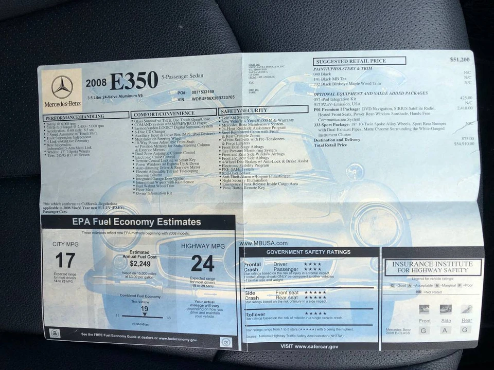2008 Mercedes-Benz W211 E-Class - Image 22 of 24