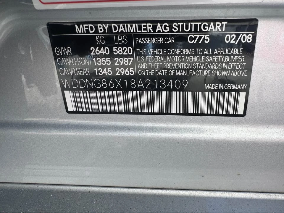 2008 Mercedes-Benz W221 S-Class - Image 12 of 12