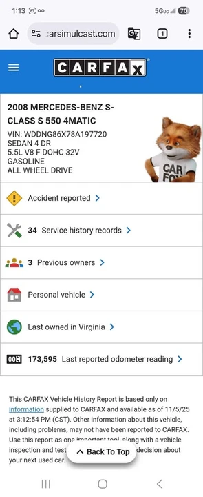 2008 Mercedes-Benz W221 S-Class - Image 7 of 7