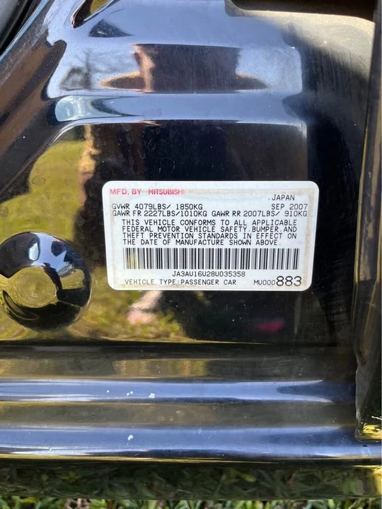 2008 Mitsubishi Lancer 9th Gen - Image 12 of 12