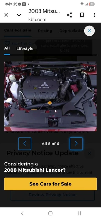 2008 Mitsubishi Lancer 9th Gen - Image 4 of 5
