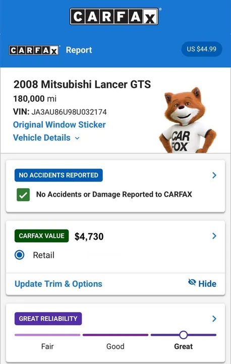 2008 Mitsubishi Lancer 9th Gen - Image 15 of 15