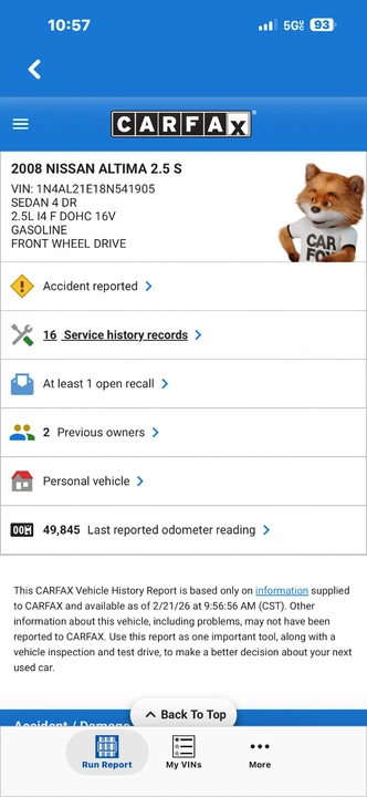 2008 Nissan Altima 4th Gen - Image 19 of 20