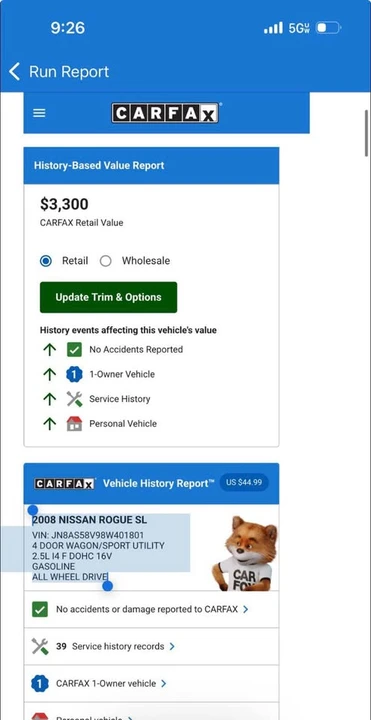 2008 Nissan Rogue - Image 7 of 7