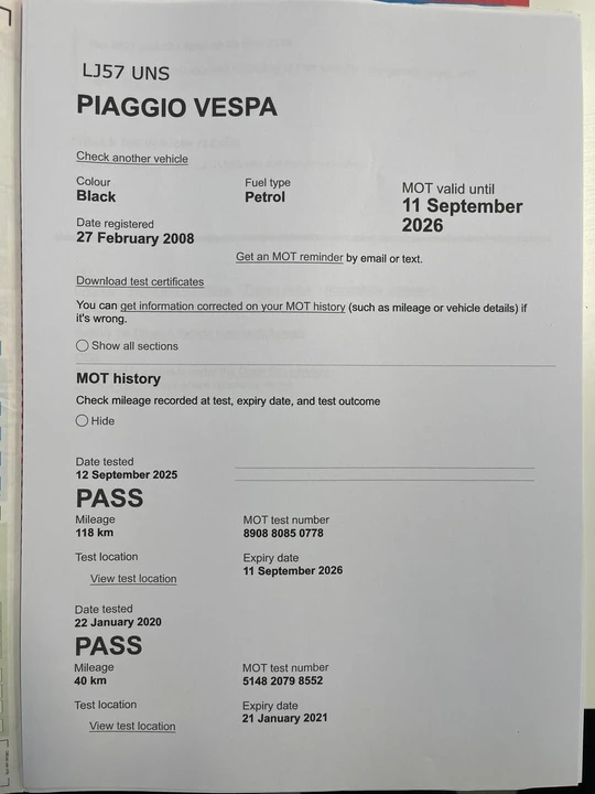 2008 Piaggio - Image 23 of 26