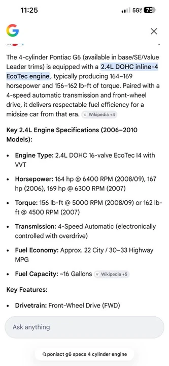 2008 Pontiac G6 - Image 7 of 11