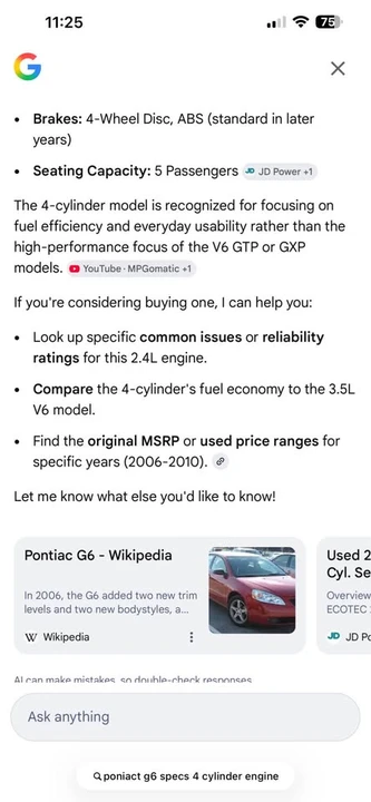 2008 Pontiac G6 - Image 8 of 11