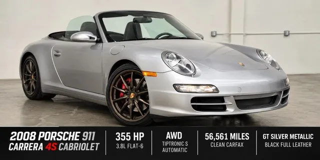 2008 Porsche 911 Carrera 4S Cabriolet AWD