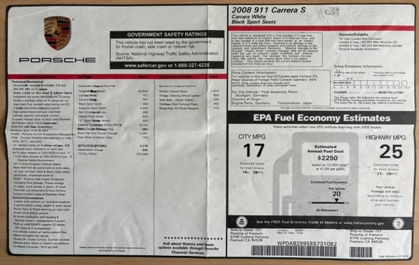 2008 Porsche 997 Carrera S - Image 13 of 14