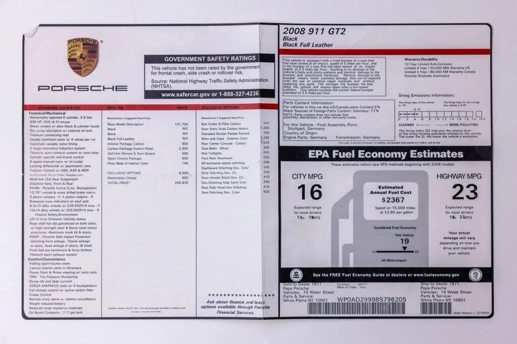 2008 Porsche 997 GT2 - Image 16 of 31