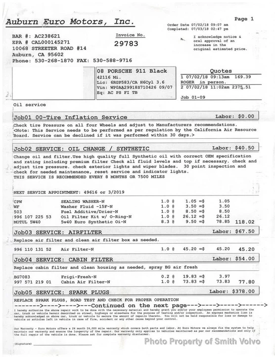 2008 Porsche 997 Carrera - Image 9 of 20