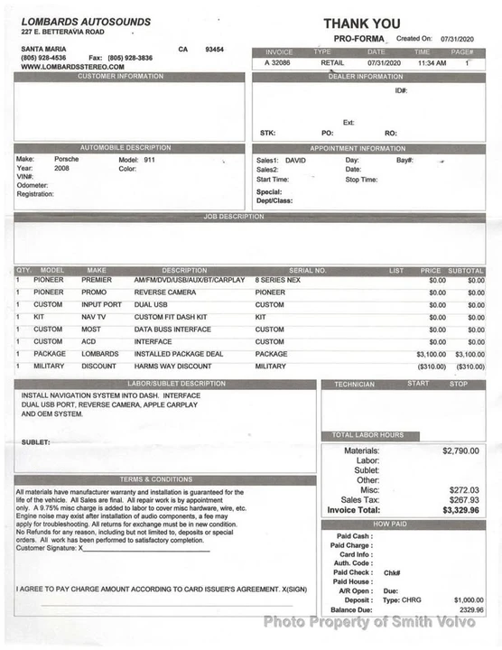 2008 Porsche 997 Carrera - Image 7 of 20