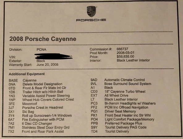 2008 Porsche 955/957 Cayenne - Image 14 of 14