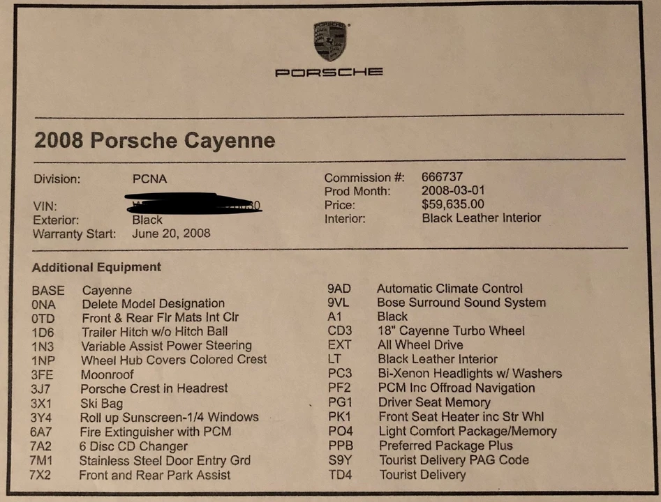 2008 Porsche 955/957 Cayenne - Image 2 of 2