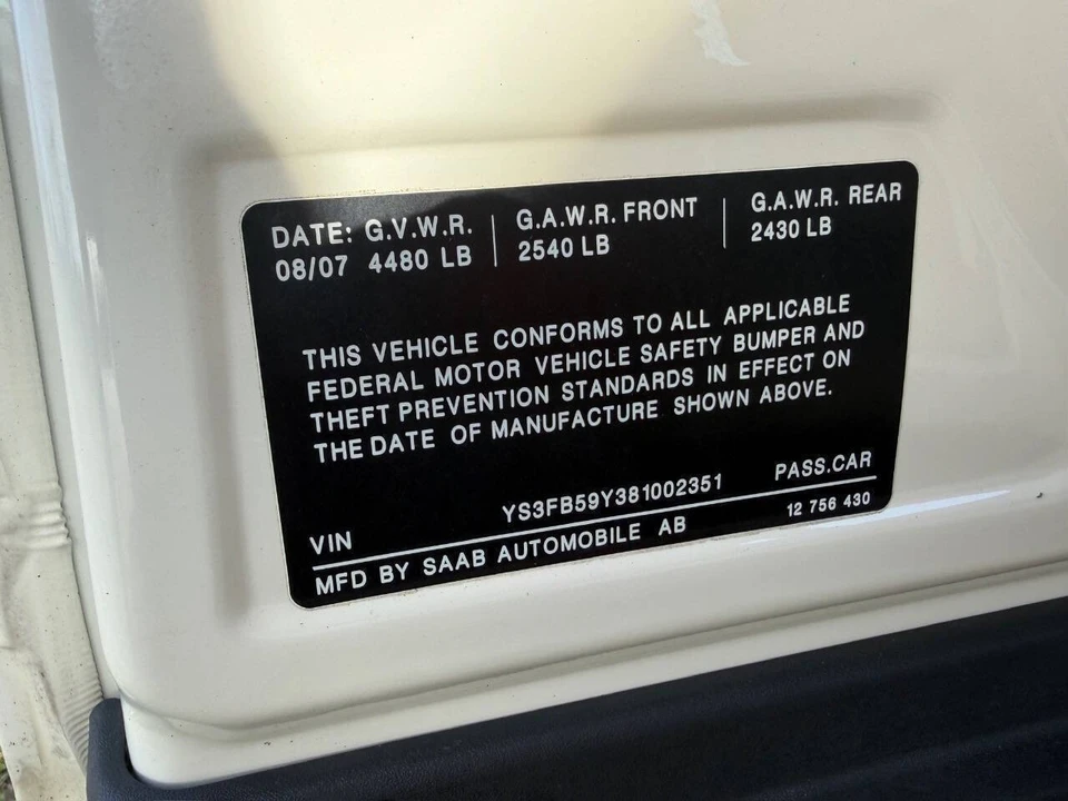 2008 Saab 9-3 2nd Gen - Image 24 of 31