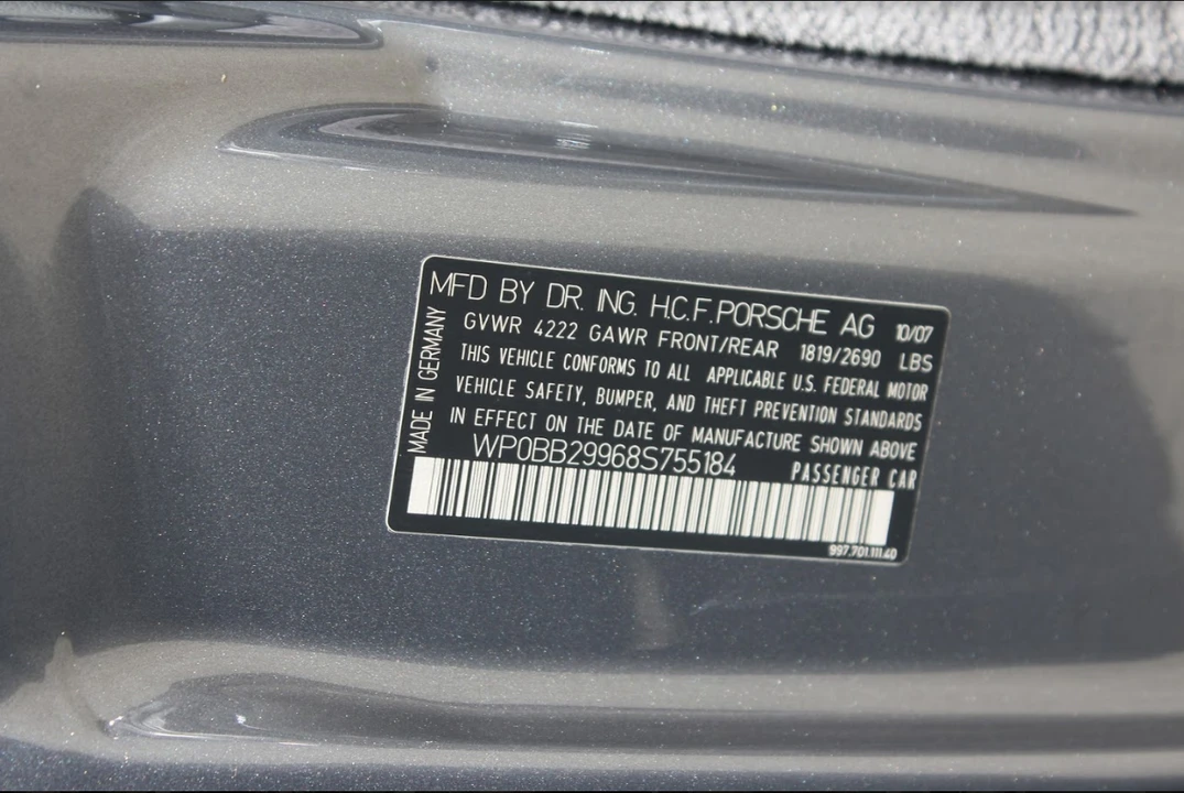 2008 Porsche 997 Targa - Image 5 of 17