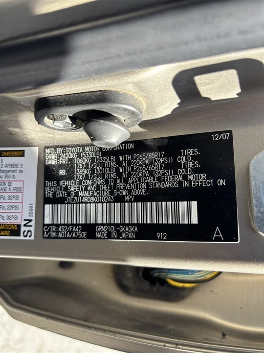 2008 Toyota 4Runner 4th Gen - Image 17 of 18
