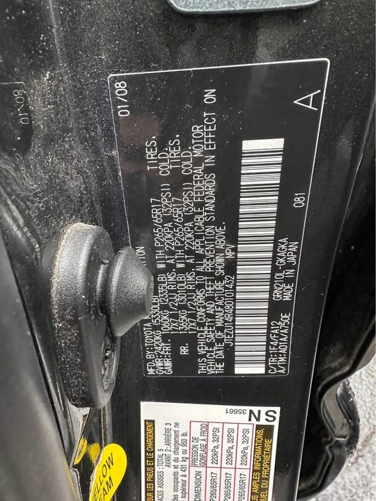 2008 Toyota 4Runner 4th Gen - Image 14 of 14