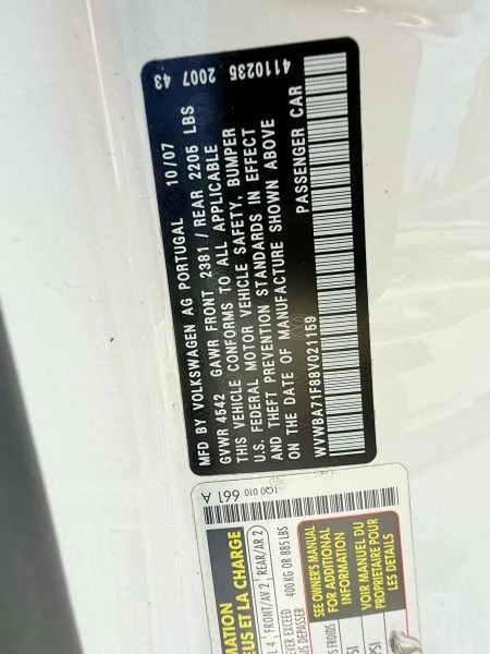 2008 Volkswagen Eos - Image 11 of 12