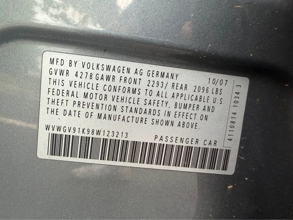 2008 Volkswagen GTI Mk5 - Image 16 of 16