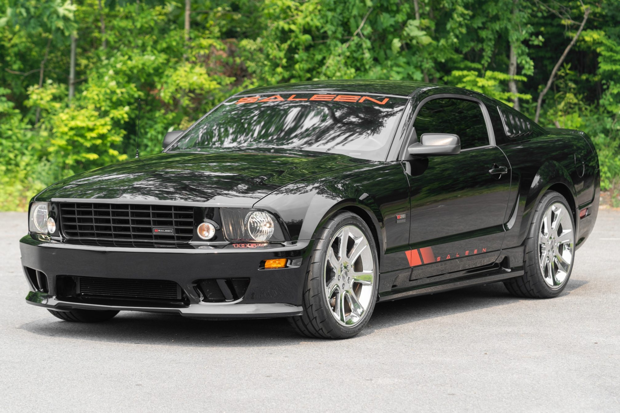 3,900-Mile 2008 Ford Mustang Saleen S281SC Red Flag Edition