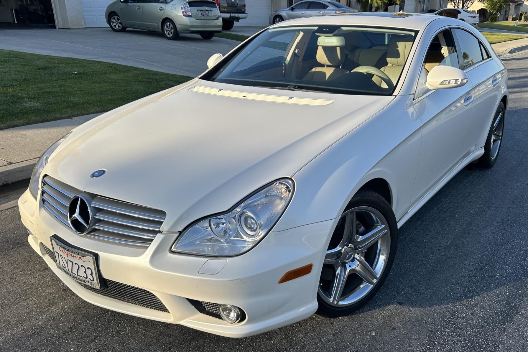 47k-Mile 2008 Mercedes-Benz CLS550 Diamond White Edition