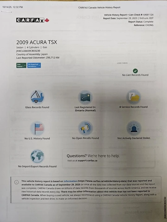 2009 Acura TSX 2nd Gen - Image 12 of 12