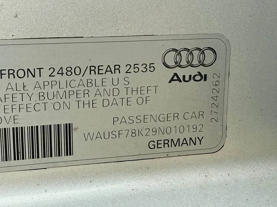 2009 Audi B8 A4 - Image 16 of 16