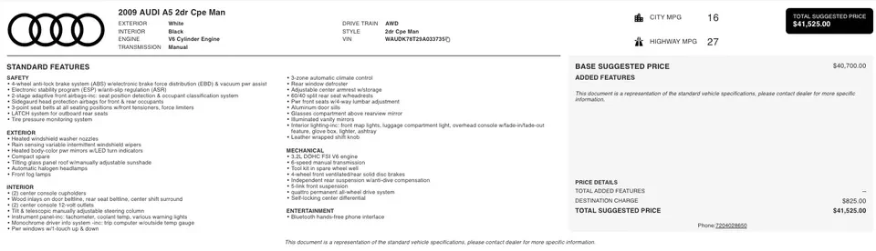 2009 Audi B8 A5 - Image 2 of 14
