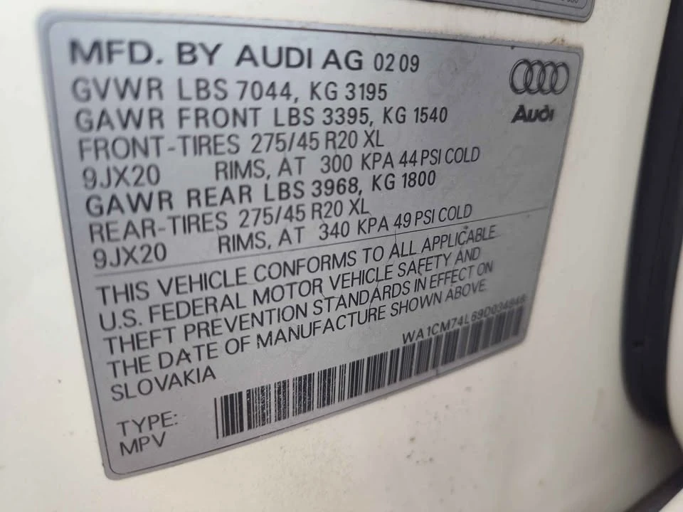 2009 Audi 4L Q7 - Image 16 of 19