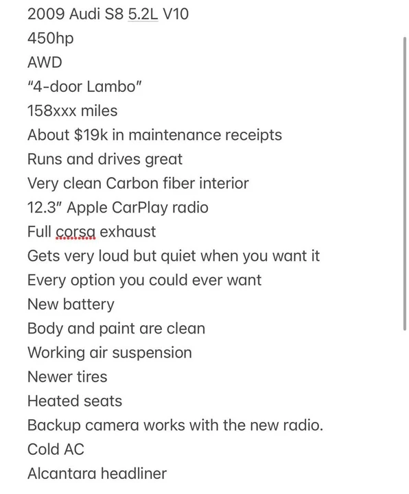 2009 Audi D3 S8 - Image 14 of 16
