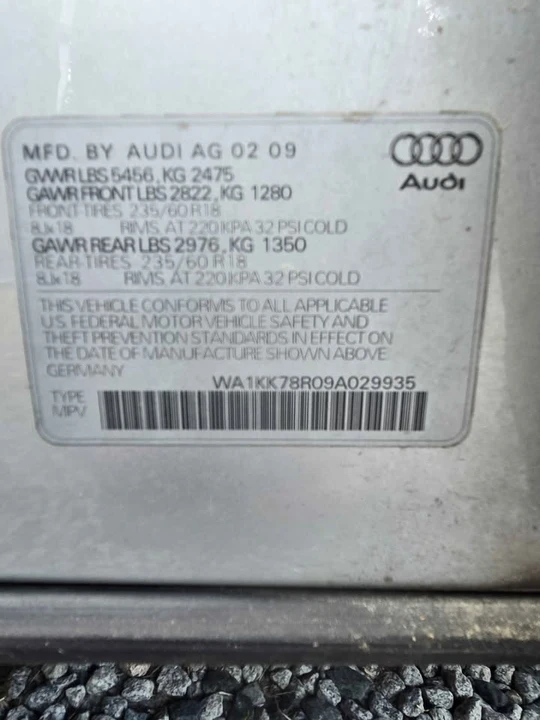 2009 Audi 8R Q5 - Image 15 of 15