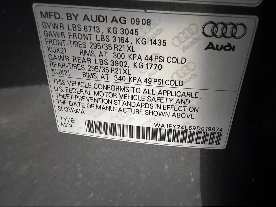 2009 Audi 4L Q7 - Image 20 of 20