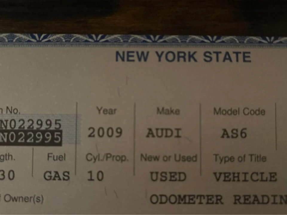 2009 Audi C6 S6 - Image 13 of 13