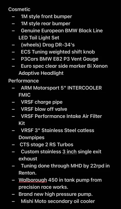 2009 BMW E82 135i & 135is - Image 6 of 6