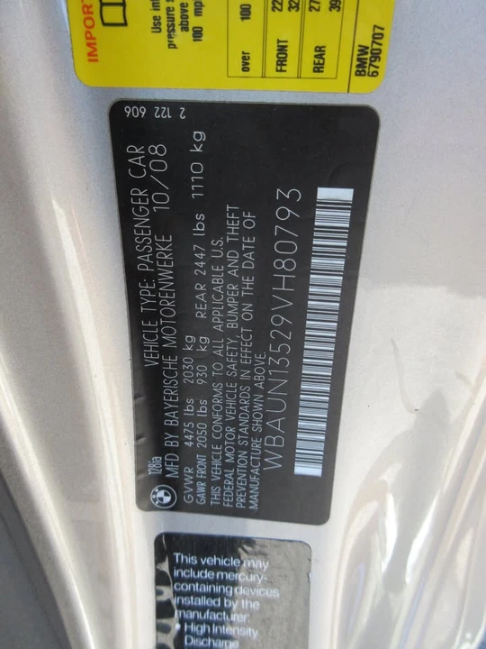 2009 BMW E81/E82/E88 1 Series - Image 20 of 20