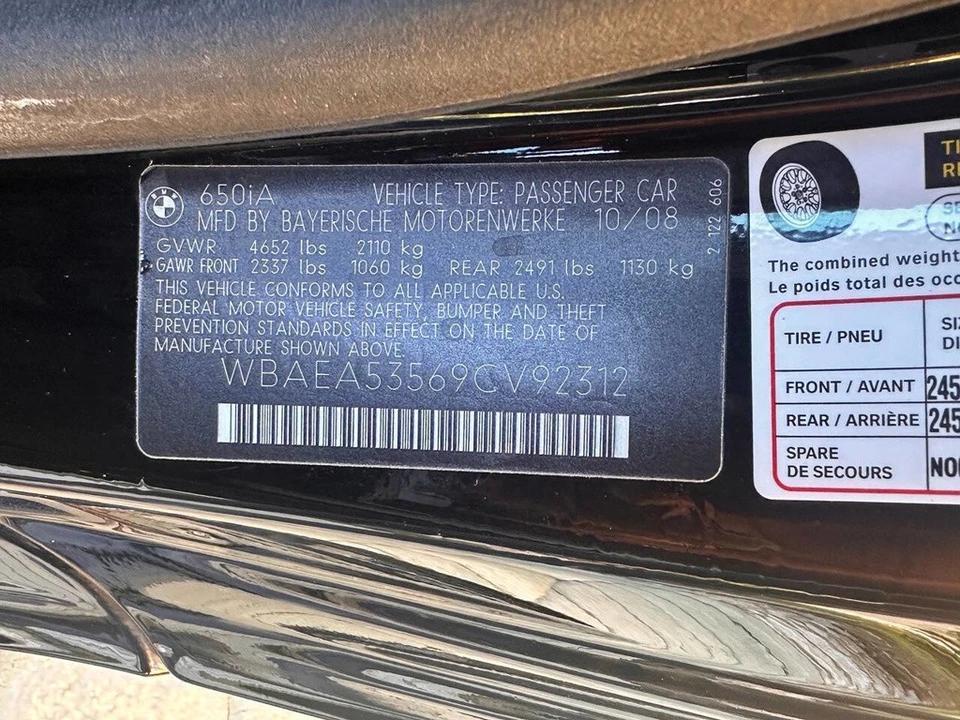 2009 BMW E63/E64 645Ci & 650i - Image 10 of 24