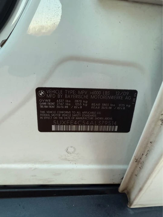 2009 BMW E70 X5 - Image 18 of 18