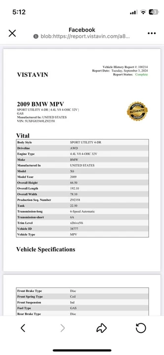 2009 BMW E71 X6 xDrive50i & M50d - Image 18 of 18