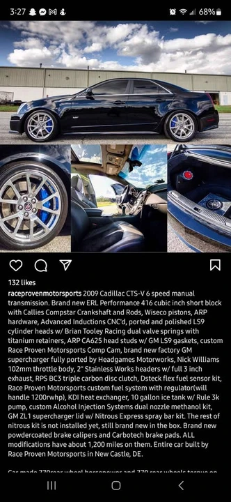2009 Cadillac CTS-V 2nd Gen - Image 10 of 10
