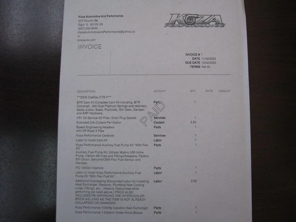 2009 Cadillac CTS-V 2nd Gen - Image 9 of 12